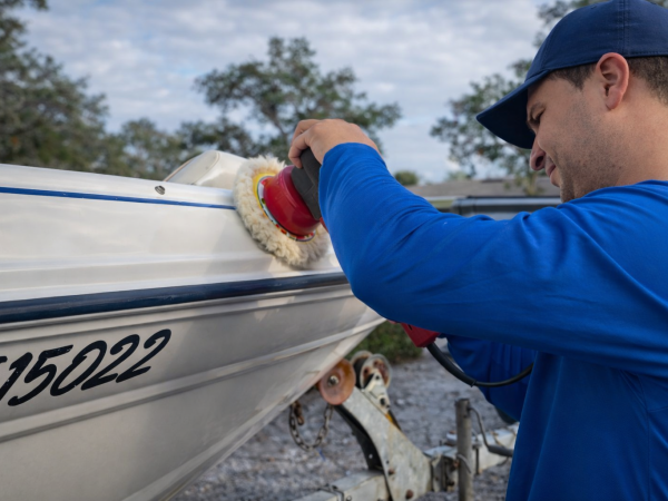 boat polishing compound polishing gelcoat restoration sarasota